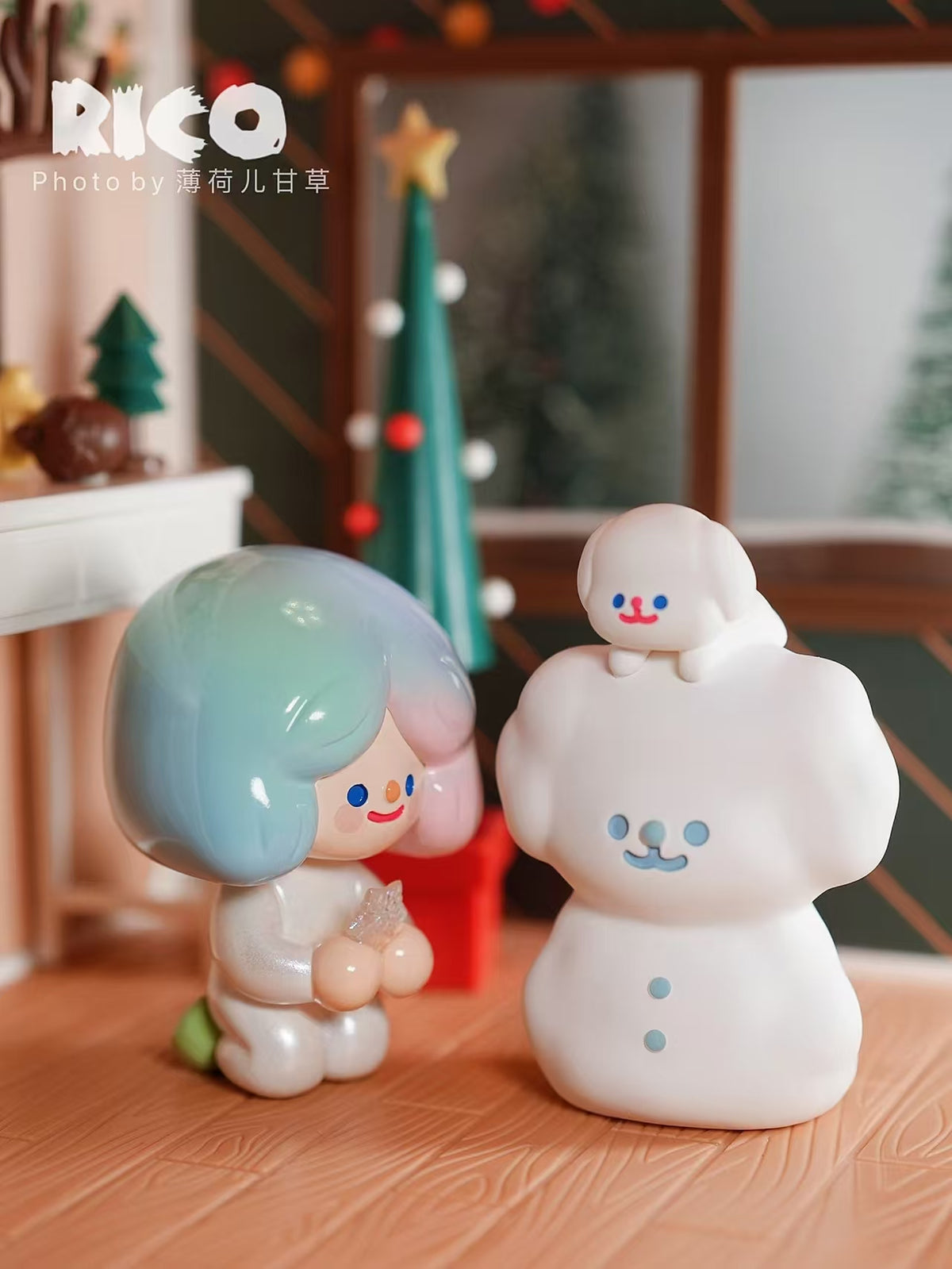 Genuine RiCO HAPPY WINTER Series Collectible Figurine Gift