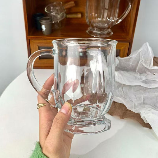 Vaso de 2026 con diseño estilo Instagram, de origen coreano, disponible en capacidades pequeña y grande, estilo retro, ideal para zumo, leche y té con leche